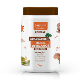 Creme de Pentear Beleza Natural Explosão de Óleos Africanos 1Kg bn.Explosão