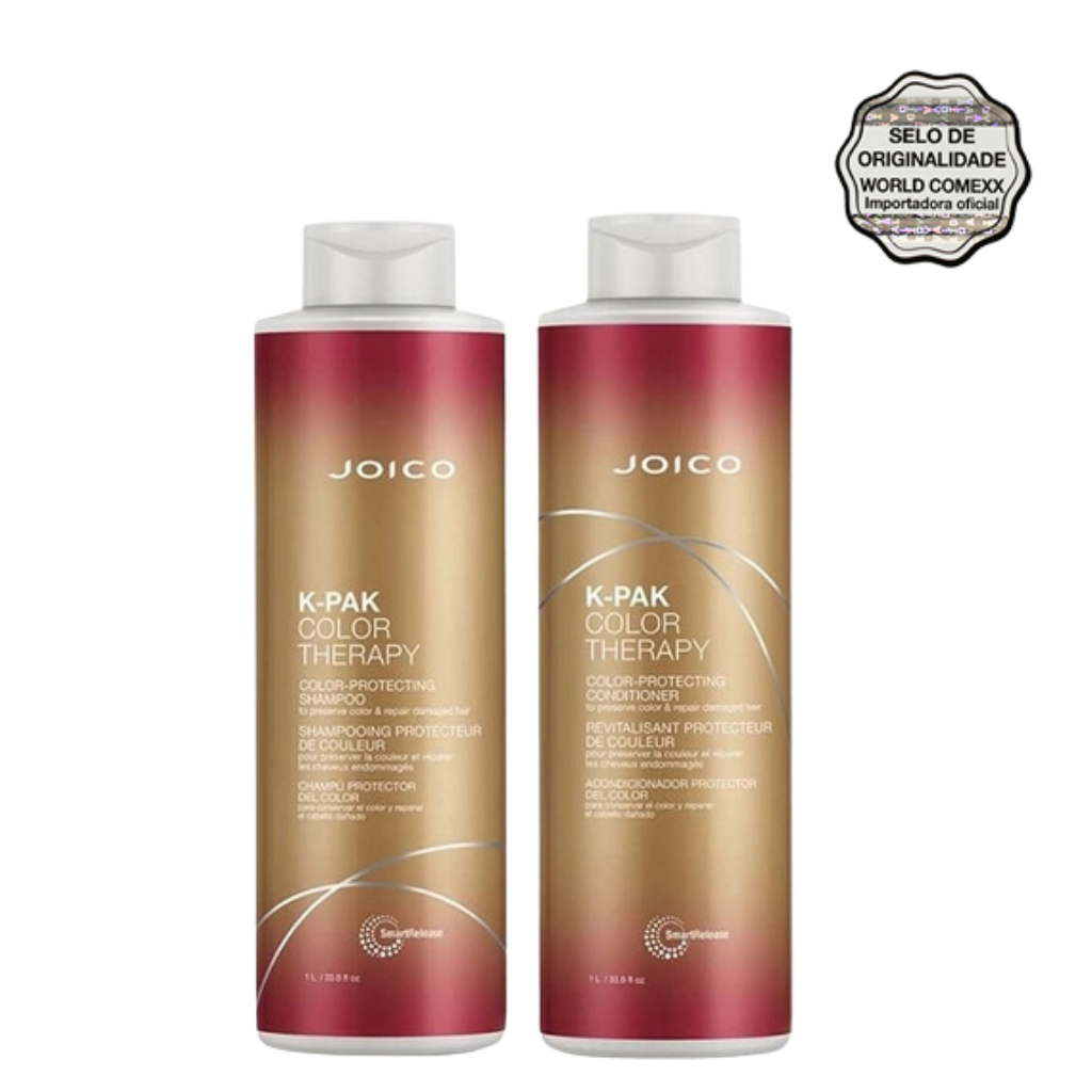 Kit Joico K-PAK Color Therapy shampoo + condicionador 1L