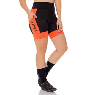 Bermuda Ciclismo Feminina Bike Mtb Forro 2 Bolsos Traseiro em Oferta na Shopee