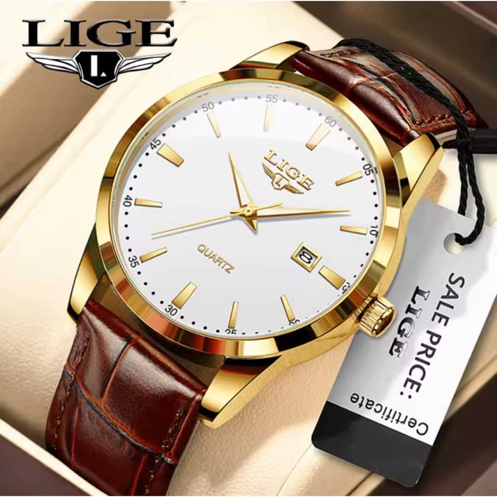 Lige Relógio Masculino de Pulso Negócios Casual de Quartzo. em Oferta na Shopee