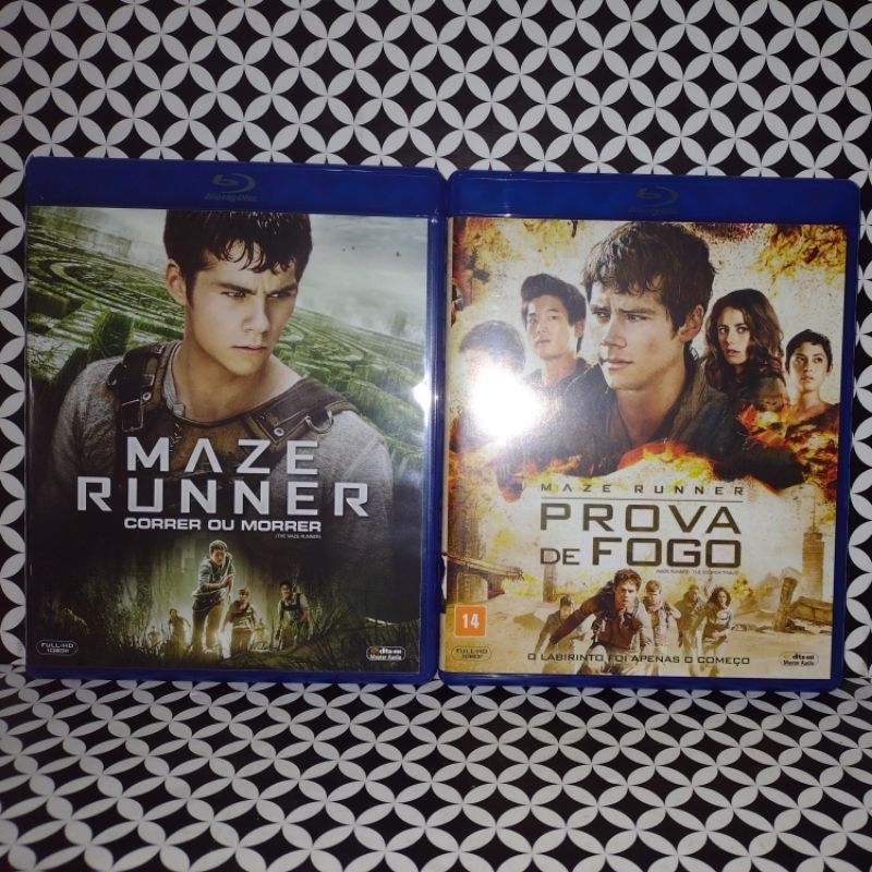 Maze Runner Correr ou Morrer/Maze Runner Prova de Fogo blu-rays (Itens de Coleção Impecáveis - Ed. Sony DADC 2015)