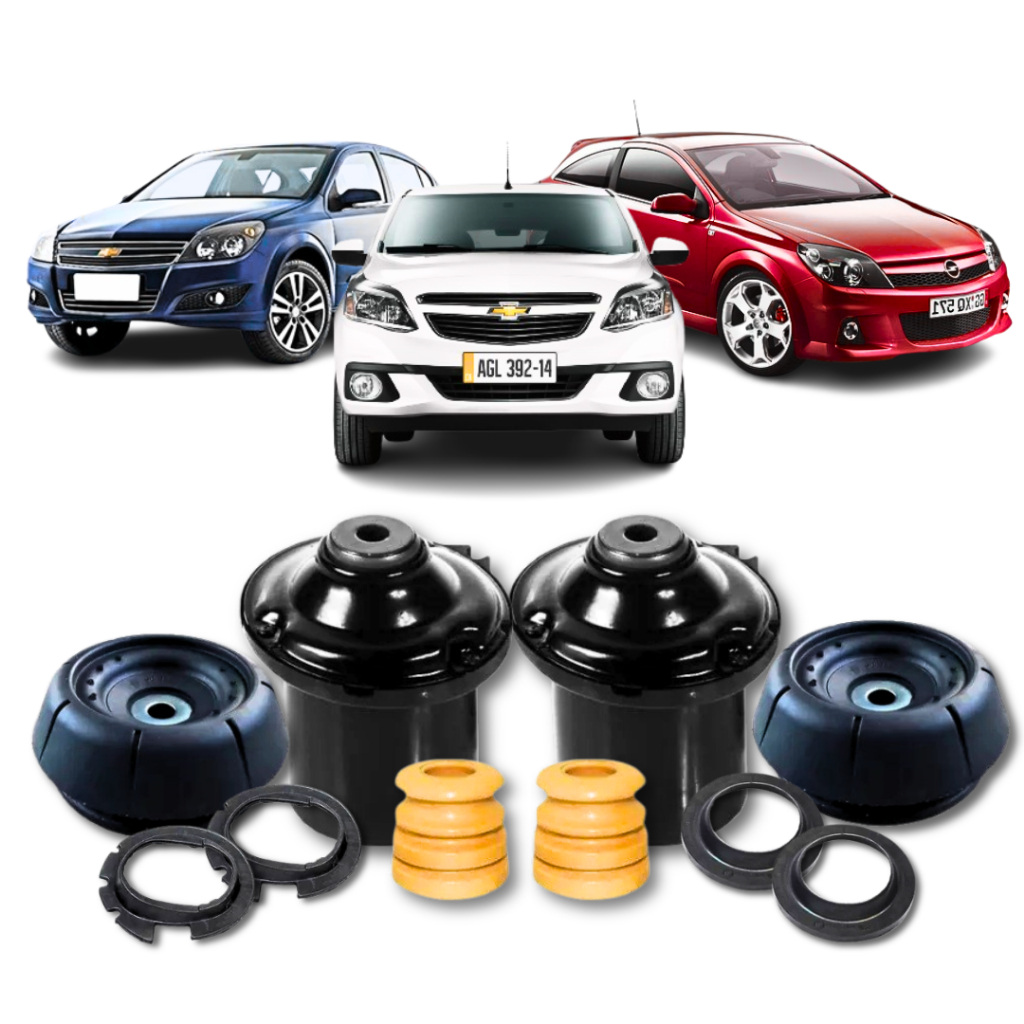 Kit Coxim Batente Calço Astra Vectra Corsa Agile Meriva Montana Zafira
