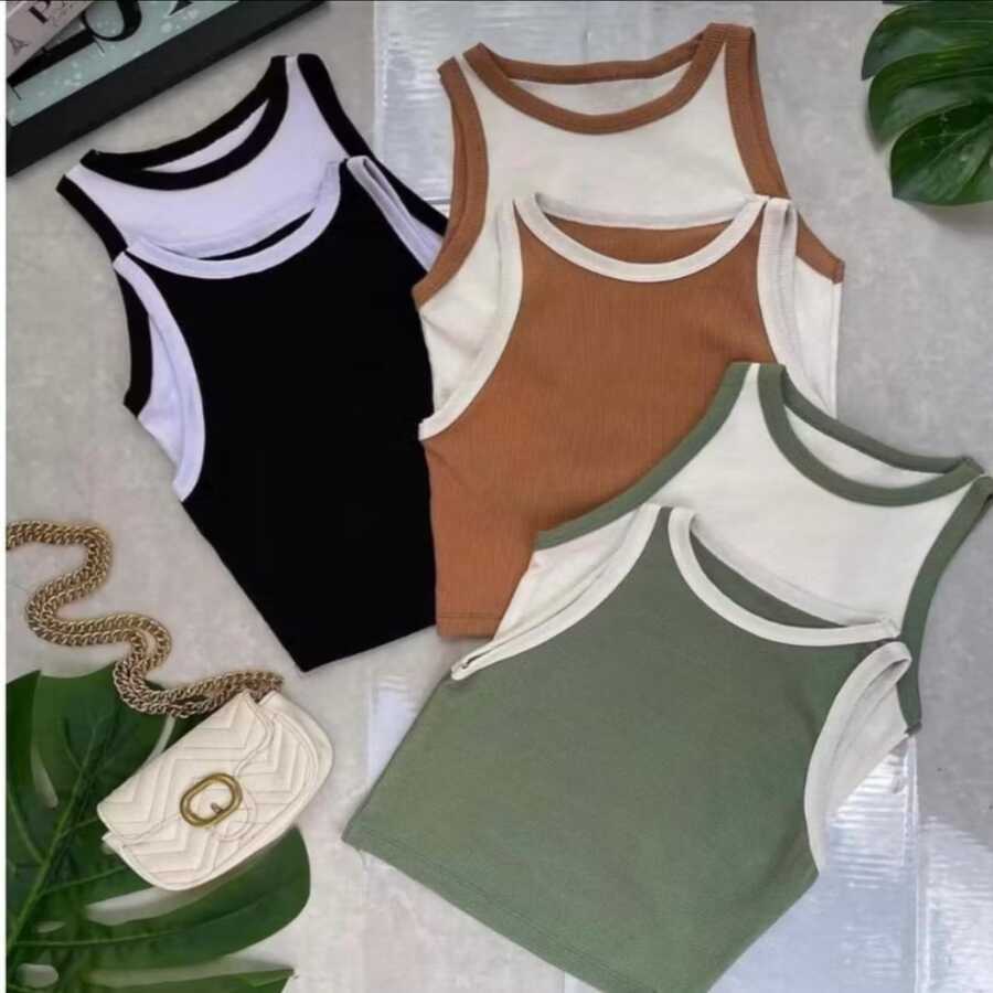 Cropped Ribana: A Peça Coringa da Sua Guarda-Roupa! Verde Menta. em Oferta na Shopee
