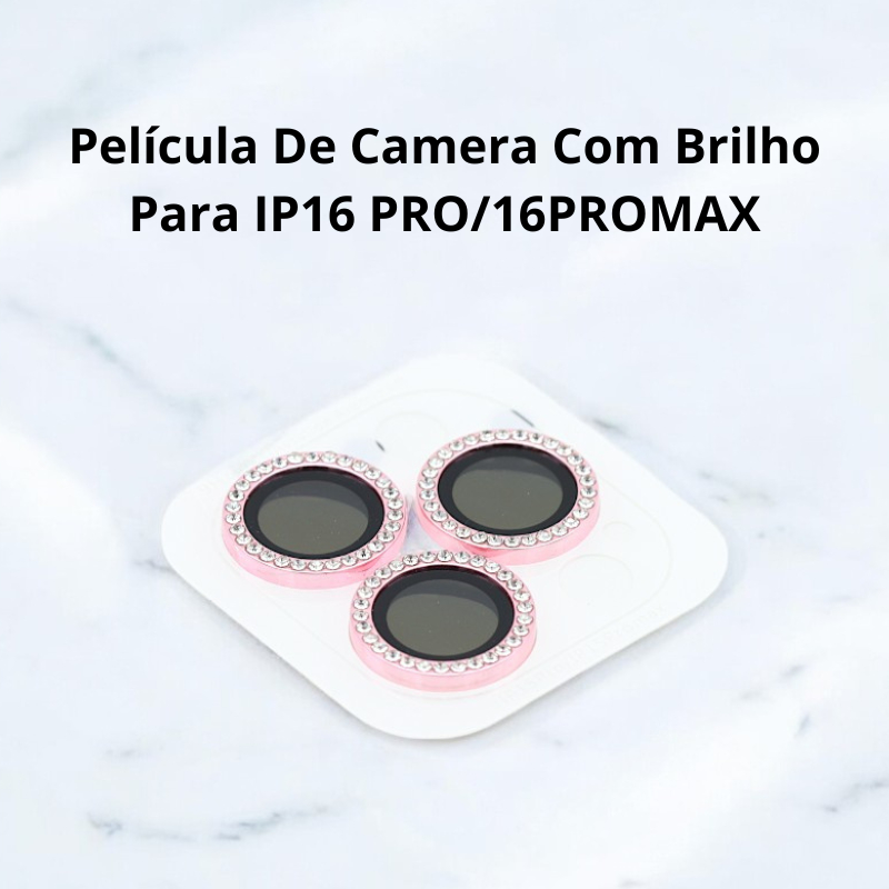 Kit (3 peças) Película De Câmera Para IP16PRO/16PROMAX