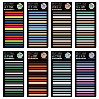 Flag Fina para Livros - Marcador de Página adesivo anotações em cadernos. Stick Notes Fininha em Oferta na Shopee