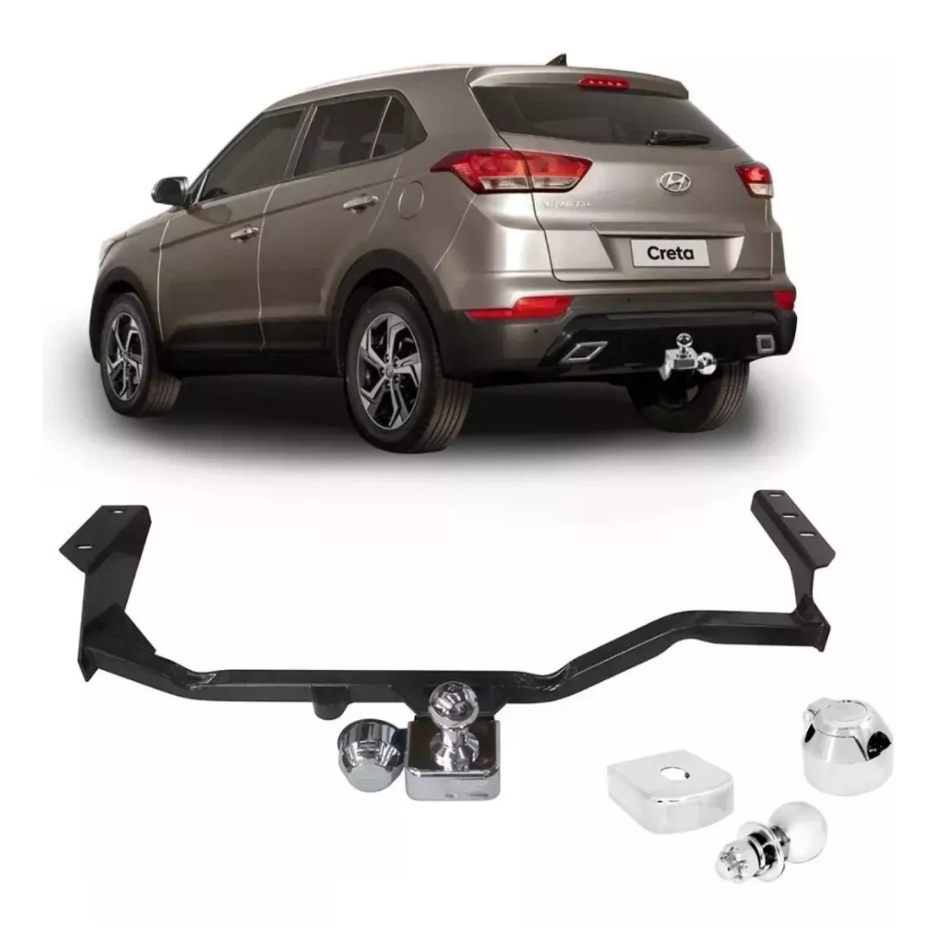 Engate Reforçado Hyundai Creta 2017 A 2024 500kg + Rabicho em Oferta na Shopee