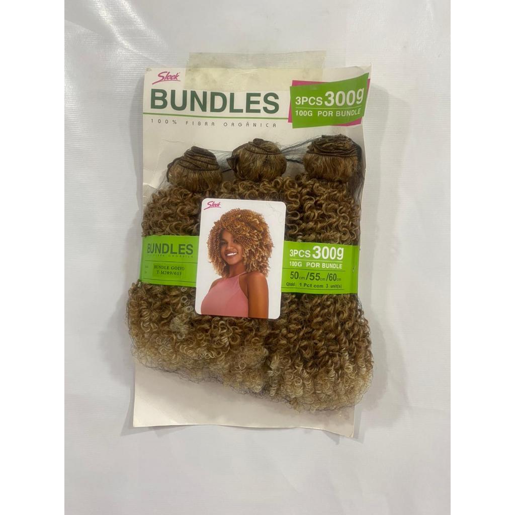 Cabelo Goivo Bundles Sleek Pacotão 300G em Oferta na Shopee