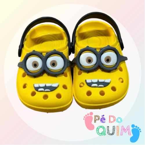 Babuche Sandália Infantil Masculino Feminino Menino Menina Minion