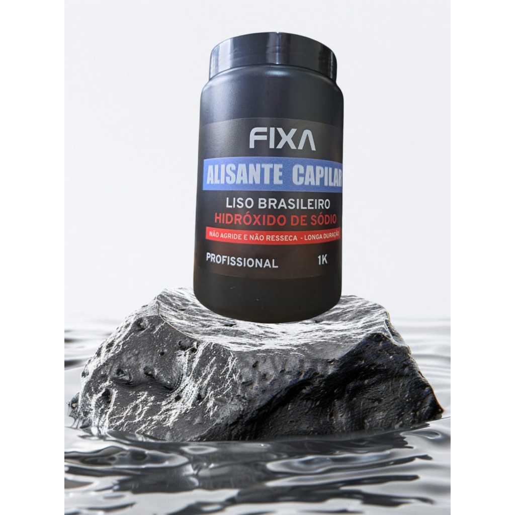 creme alisante fixa profissional liso americano bananinha hidróxido de sódio