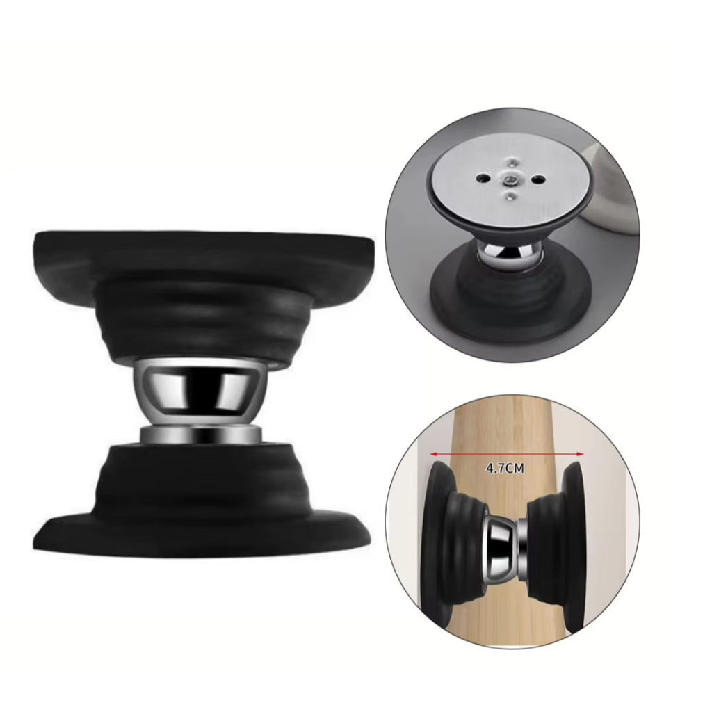 Prendedor Trava Batedor Fixador De Porta Imã Magnético Adesivo Inox Preto Branco Cinza em Oferta na Shopee