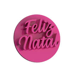 Carimbos para Doces Brigadeiro (Ejetores) Feliz Natal 3cm