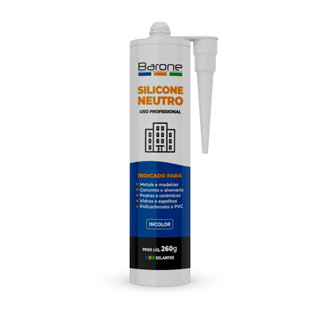 Silicone Incolor Neutro Multiuso 260g uso profissional Para vidro, metais, cerâmicas, madeira em Oferta na Shopee