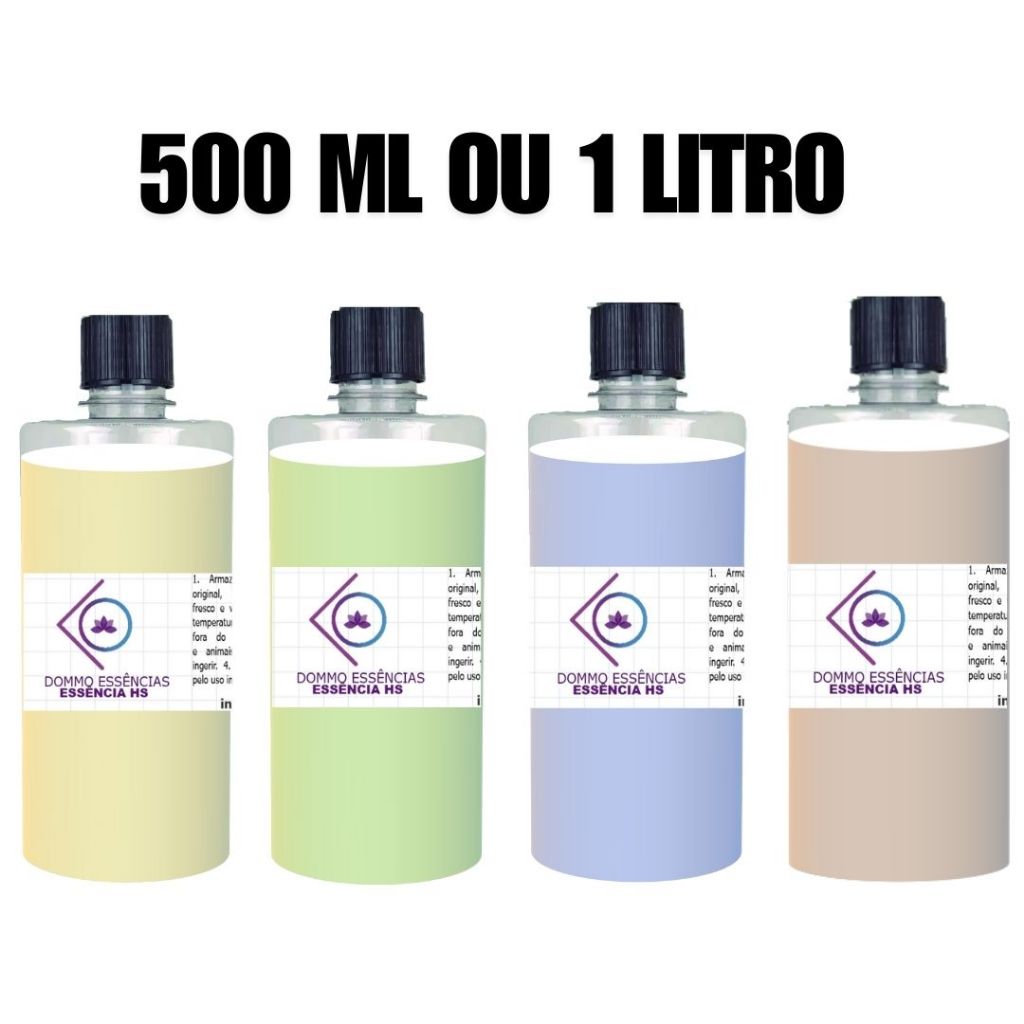 ESSÊNCIA CONCENTRADA 500 mL 1 Litro p/produtos de Limpeza Sabonete Umidificador Difusor desinfetante em Oferta na Shopee