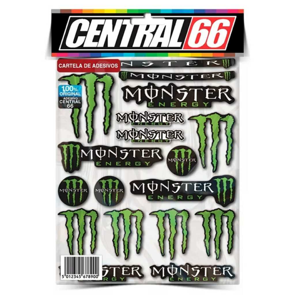 Kit Adesivos Monstro Liso Sem Resina Moto Gp em Oferta na Shopee
