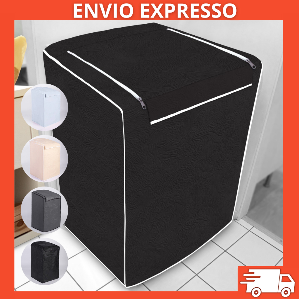 Capa Máquina de Lavar Impermeável Zíper Todos Tamanhos Marcas Electrolux Brastemp Consul Colormaq em Oferta na Shopee