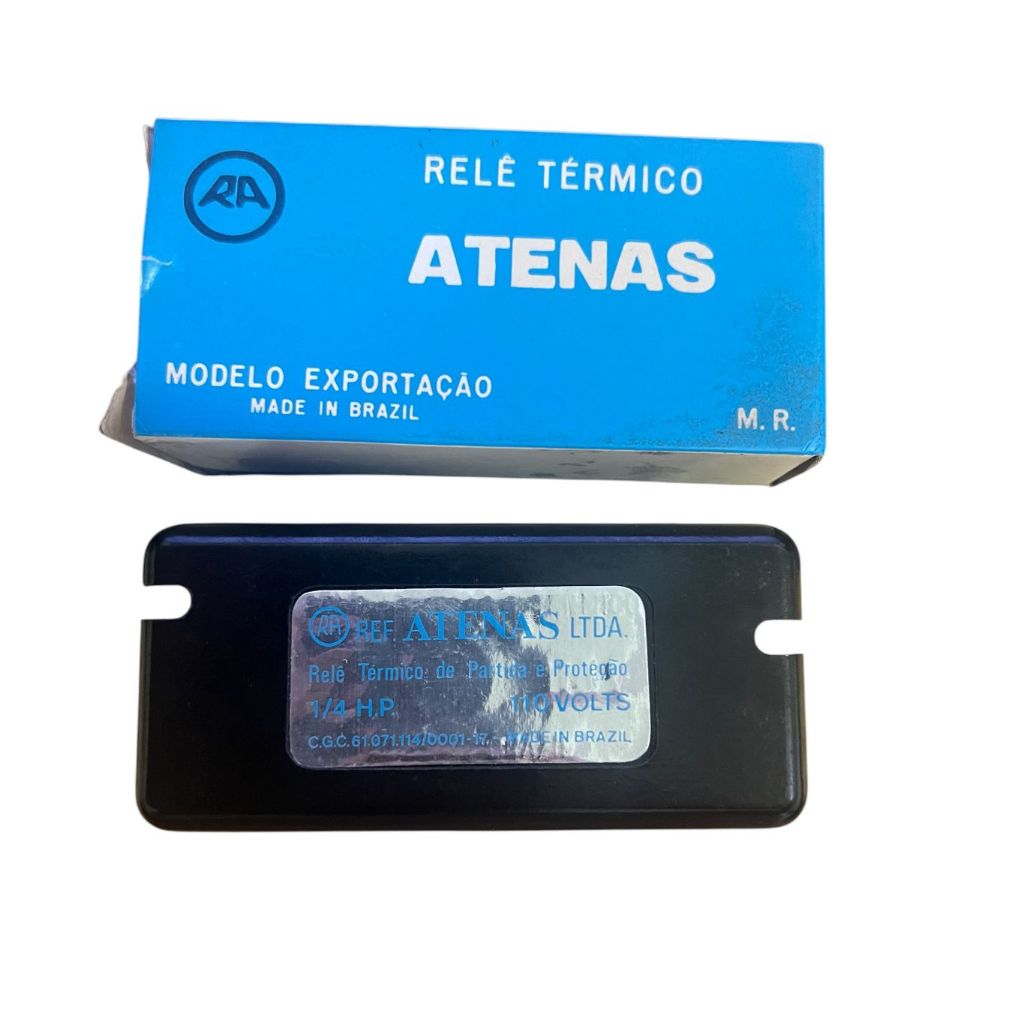 Relê De Geladeira Antiga Atenas Frigidaire 1/4 127vcom Caixa