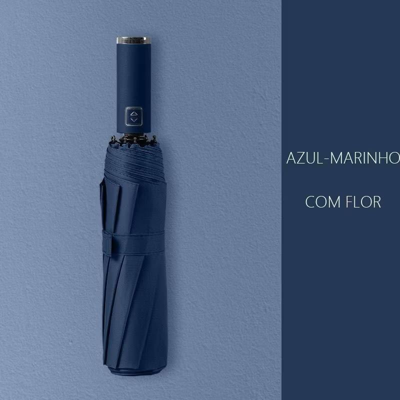 Guarda Chuva Automático Sombrinha Grande Proteção Solar Blackout Reforçado Dobrável 10 var...