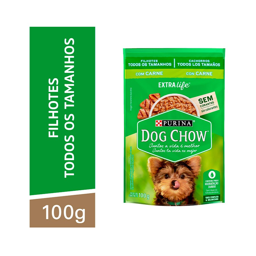 Ração Úmida Dog Chow - 100g