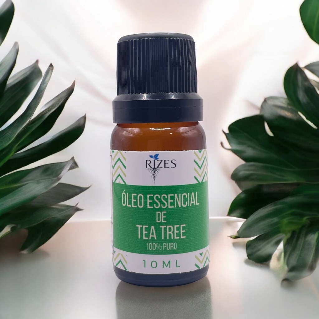 Óleo Essencial Melaleuca Tea Tree 100% Puro 10ml em Oferta na Shopee