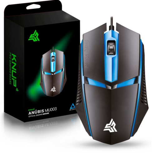 Mouse Gamer Led Usb 2.0 3 Botões 1200dpi Knup KP-MU003