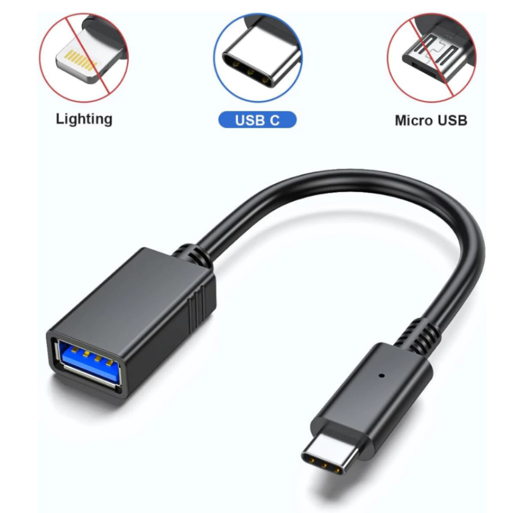 H'maston Adaptador OTG Tipo-C Para IPhone 15 15 Pro 16 16 Pro 16 Pro Max Cabo USB 3.0 C HZ-167
