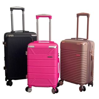 Mala De Viagem Bordo Rodinhas 360 E Medidas  Abs 10KG Zíper Dupla,Rodinha Dupla