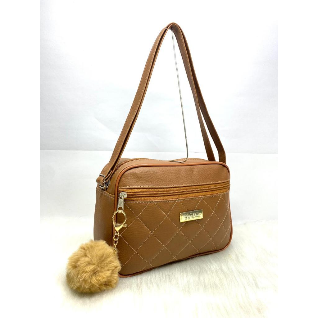 Bolsa Feminina transversal Pequena 25x18 casual em Oferta na Shopee
