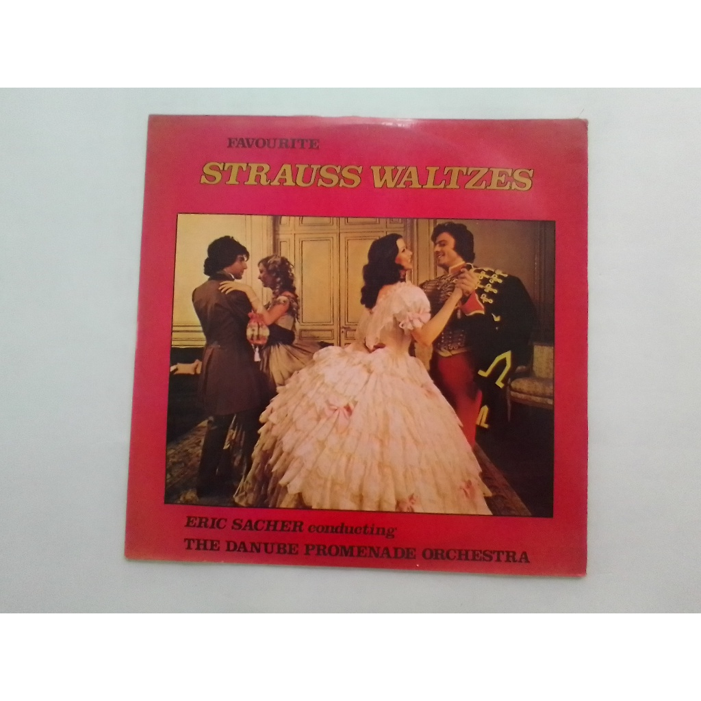 LP Usado: Johann Strauss - Eric Sacher Conducting The Danube Promenade Orchestra – Favourite Strauss Waltzes