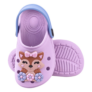 Sandália Infantil Papete Babuche Raposa Flor Premium Linda Colegio Passeio Dia a Dia Anatômica em Oferta na Shopee