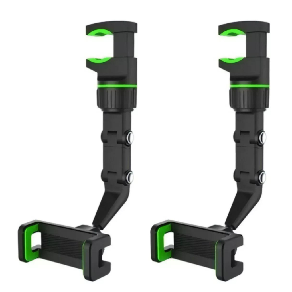 Kit com 2 Suportes Celular Universal Microfone Partitura Pedestal