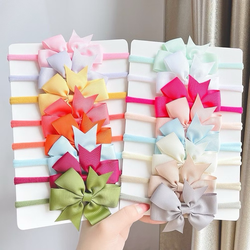 Lacinhos para Rn Faixa De Bebê Faixa De Cabelo Bebe Laços De Cabelo Infantil Elástico para enxoval bebê menina
