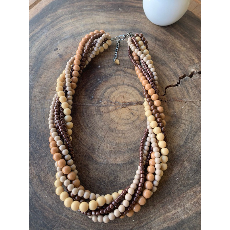 Colar Raissa - Bijuteria Feminina de Contas Miçanga Artesanal Diversas Cores em Oferta na Shopee