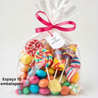 saco saquinho PARA DOCES festas aniversario (tamanho do saquinho 12x20cm) alta qualidade em Oferta na Shopee