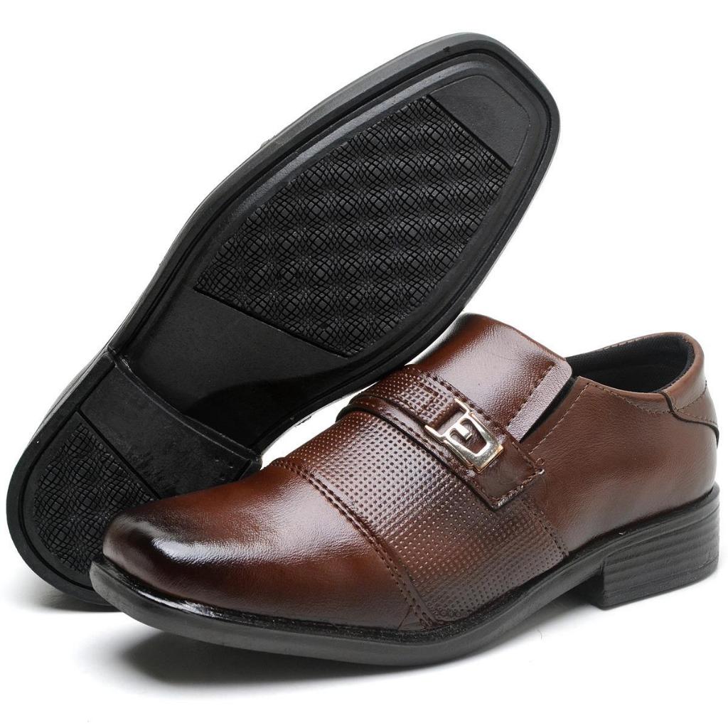 Sapato Social Masculino Infantil Juvenil Ideal Para Daminho em Oferta na Shopee