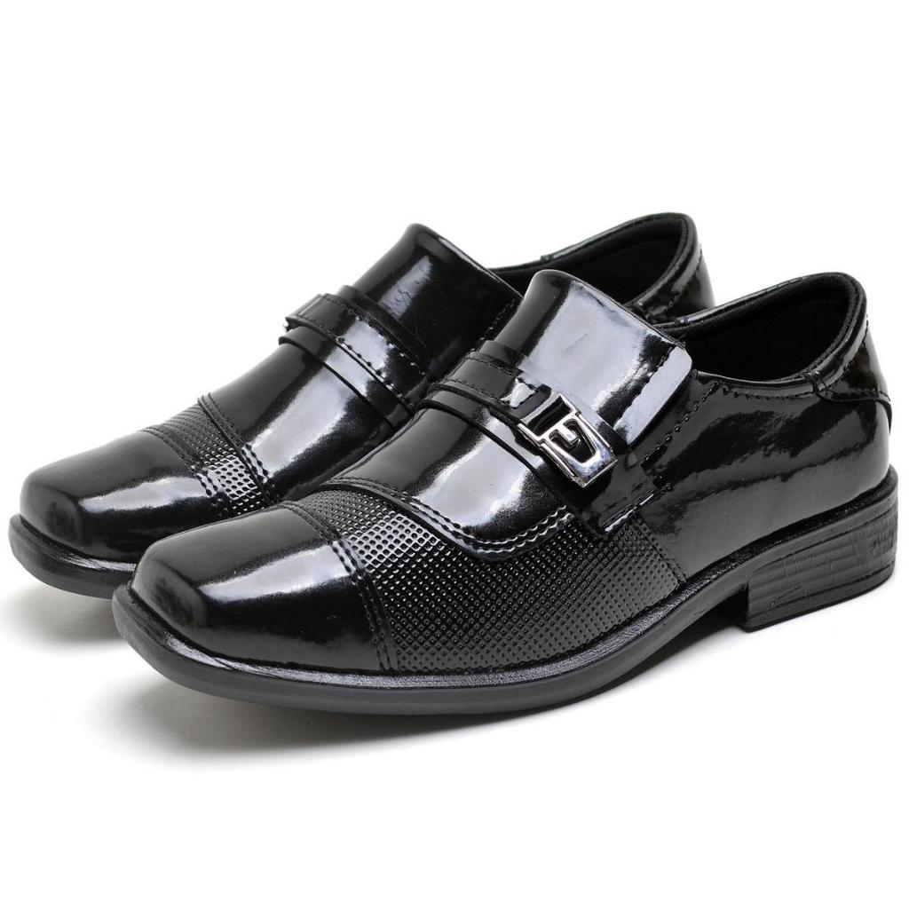 Sapato Social Menino Infantil Daminho Com Bico Quadrado em Oferta na Shopee