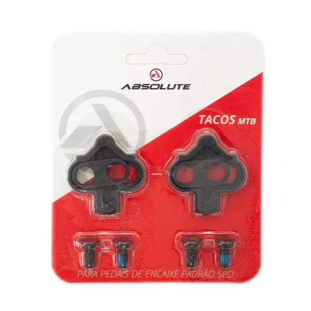 Par Tacos Absolute para Sapatilha Bike Clip Mtb Encaixe SPD
