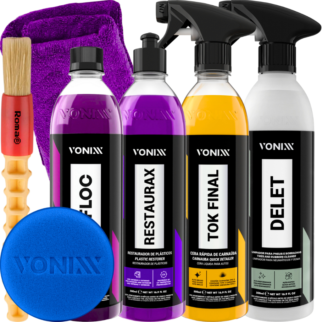 Kit Shampoo V-Floc Cera Tok Final Delet Restaurax Vonixx em Oferta na Shopee