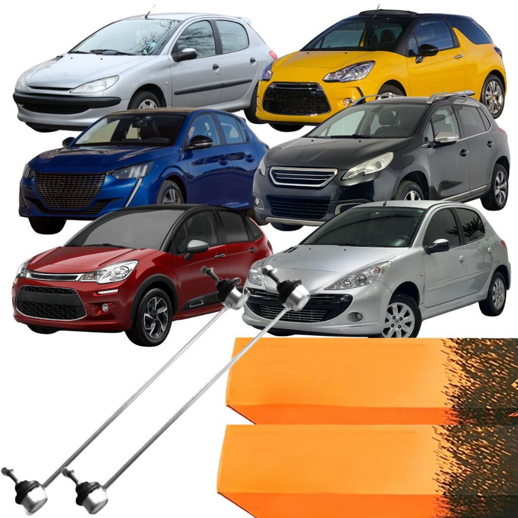 Par Bieleta Dianteira Citroen Aircoss C3 Picasso C4 Cactus DS3