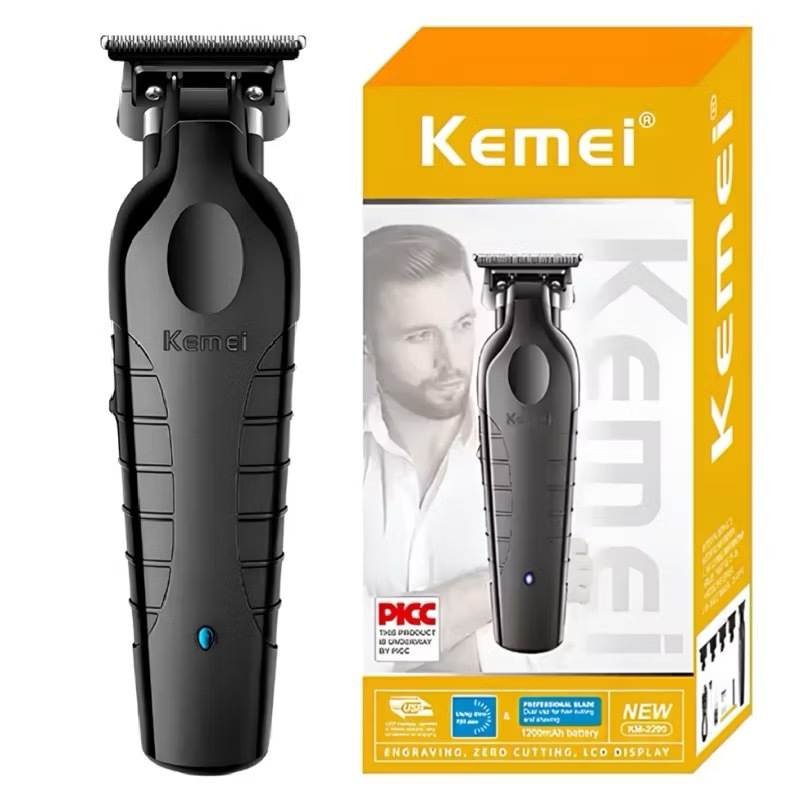 Kemei-2299 Professional Hair Trimmer Detailer Barber Electric Clipper Cordless