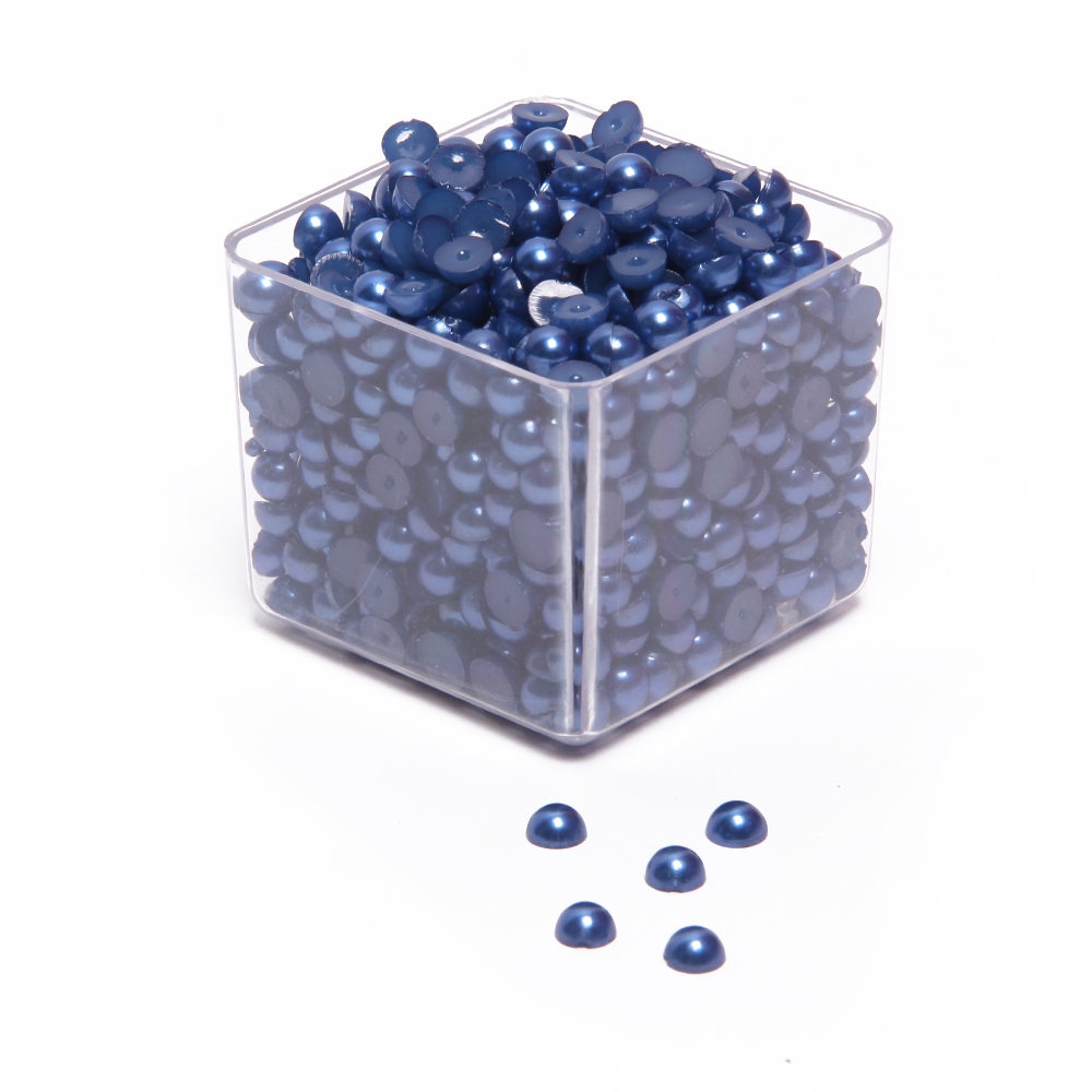 Meia Pérola Sem Furo 6mm Marinho 4.000 Unidades Artesanato Promoção em Oferta na Shopee