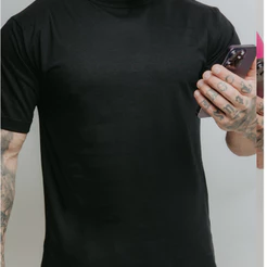 Camiseta Camisa Lisa Básica Masculino Feminino Adulta Várias Cores
