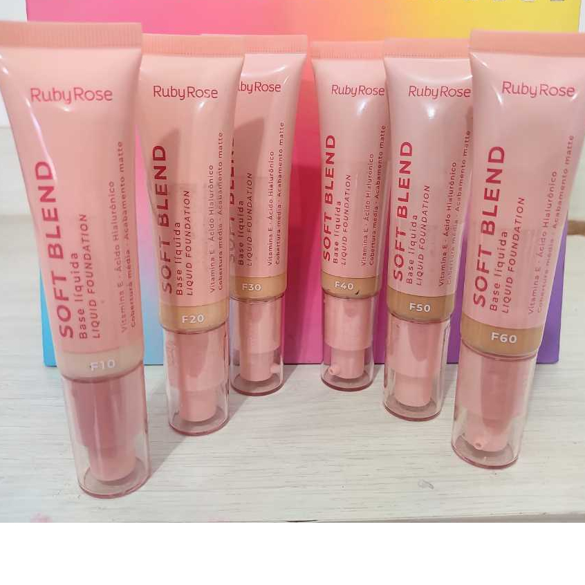 Base Líquida Soft Blend- Ruby Rose HBM301 em Oferta na Shopee