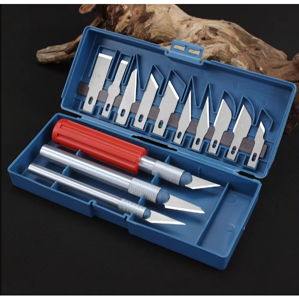 Kit Estilete Precisão 13 Peças Tipo Bisturi com Estojo Magnético Artesanato Artesão Modelismo Aeromodelismo em Oferta na Shopee