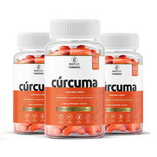 KIT 3 CÚRCUMA 60 Caps - BeautyLiffe 100% PURE - CONCENTRADO - MATERIA PRIMA IMPORTADA em Oferta na Shopee