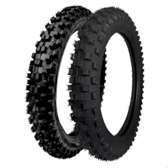 Par Pneu Cross Trilha Dianteiro 2.75-18 Traseiro 90/90-18 Cg Titan Ybr Factor