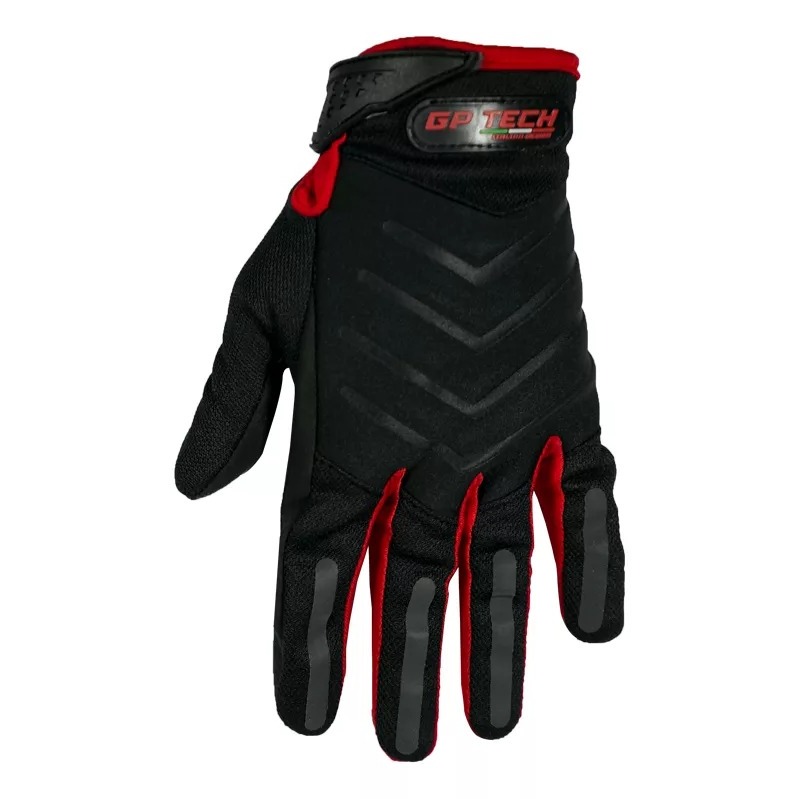 Luva Motoqueiro GP TECH Street Vermelha em Oferta na Shopee