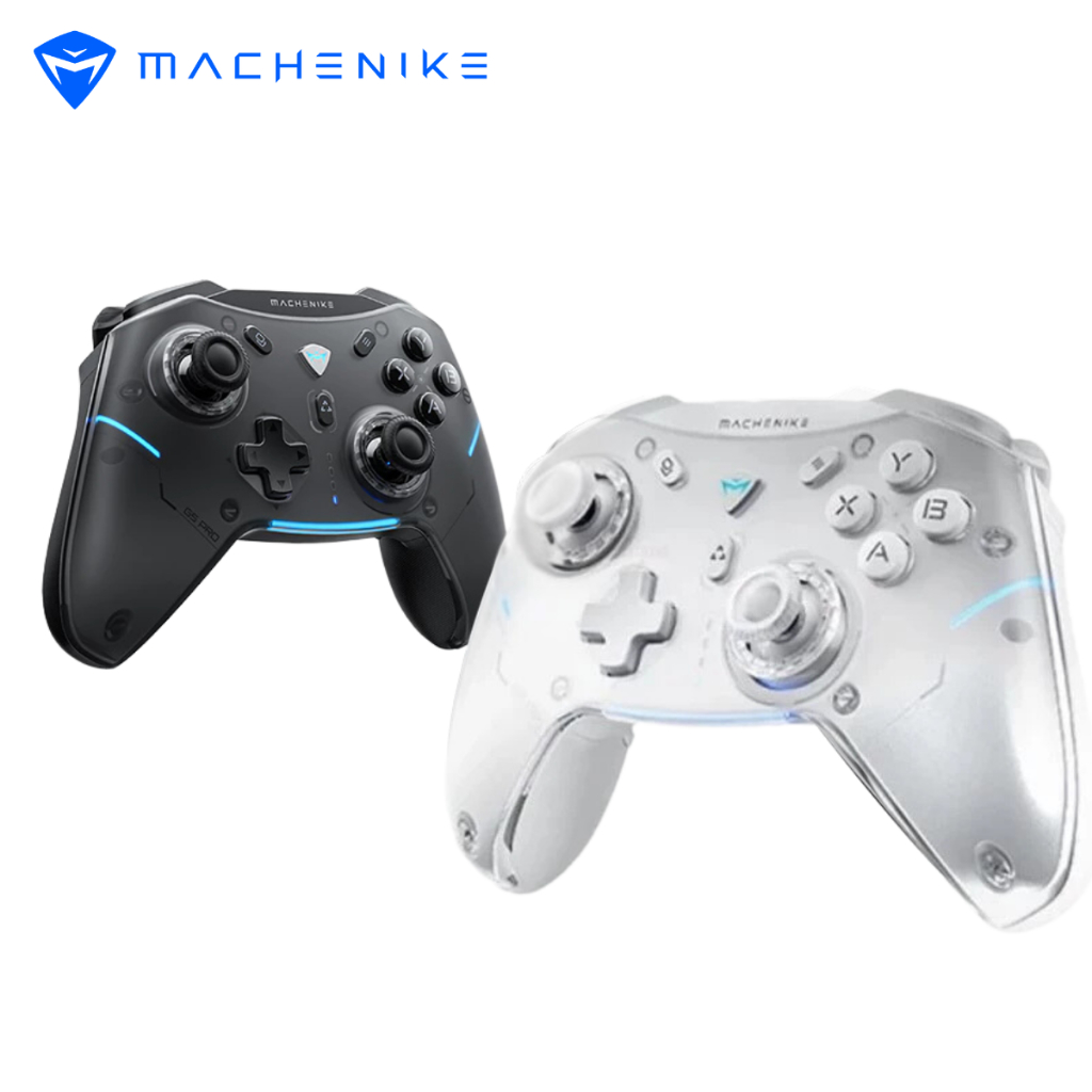 Controle Machenike G5 Pro Sem Fio Hall Effect RGB Tri Mode Micro Switch Para Pc Ios Android