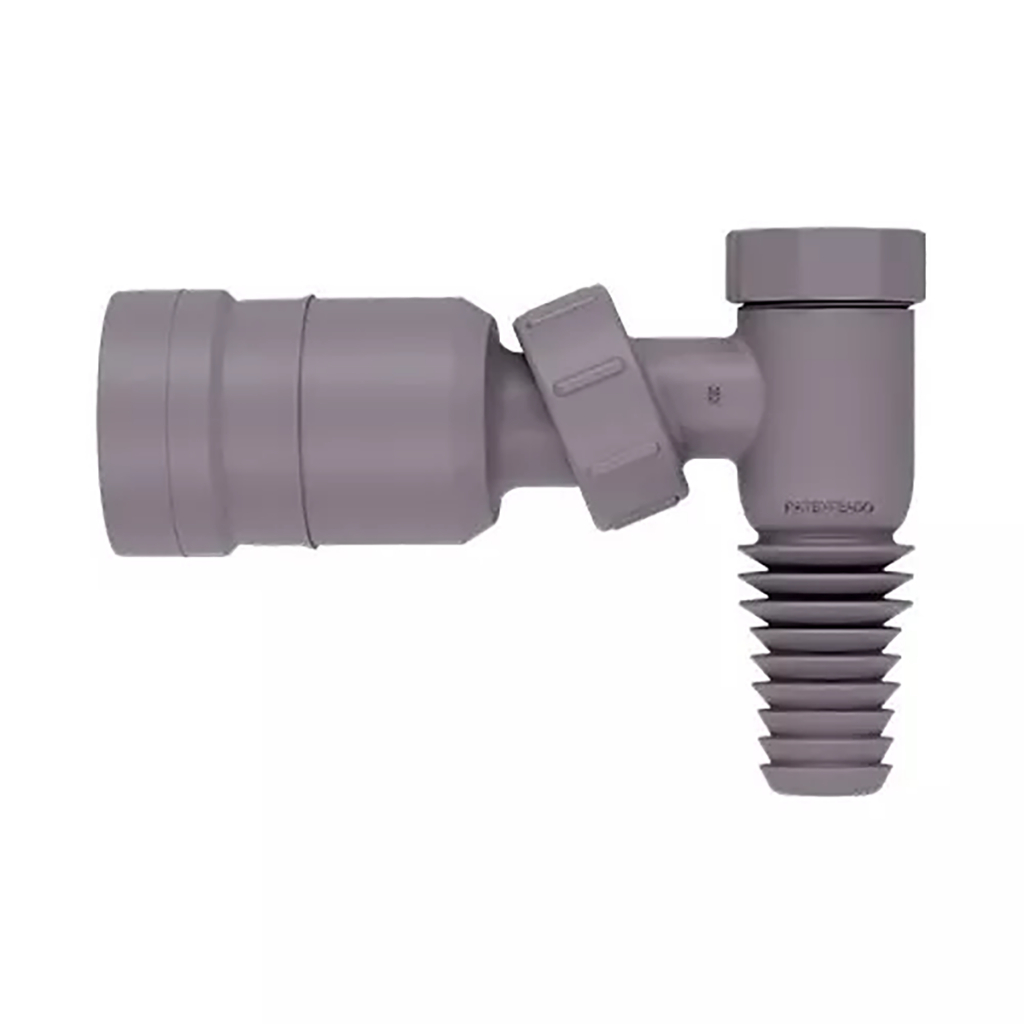 Adaptador para Máquina De Lavar Roupa 45° Com Retenção Blukit em Oferta na Shopee