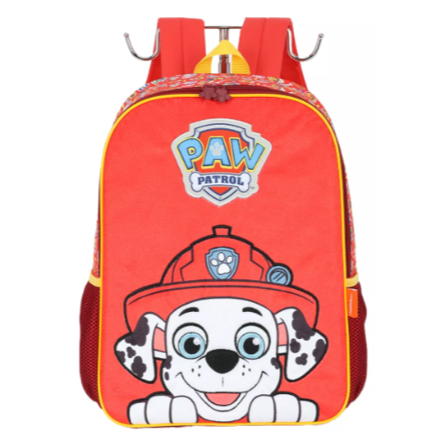 Mochila Costas Paw Patrulha Patrulha Canina 2025 Vermelha