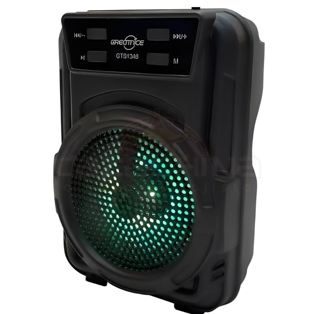 Caixa de som Bluetooth Portátil Com Luz Led Radio USB SD MP3